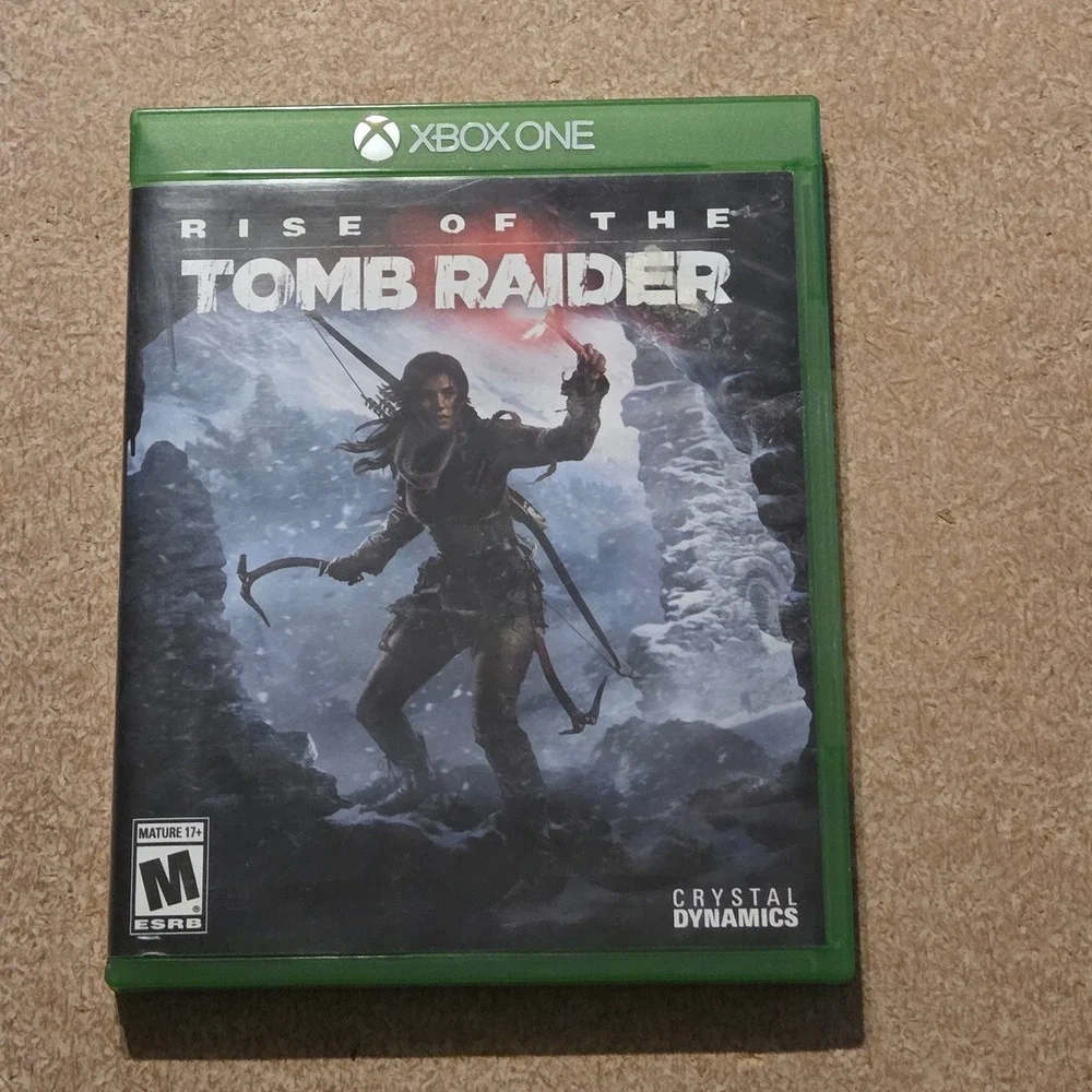 Microsoft‎ Rise of the Tomb Raider Xbox One NTSC-U/C Green Case Excellent Action